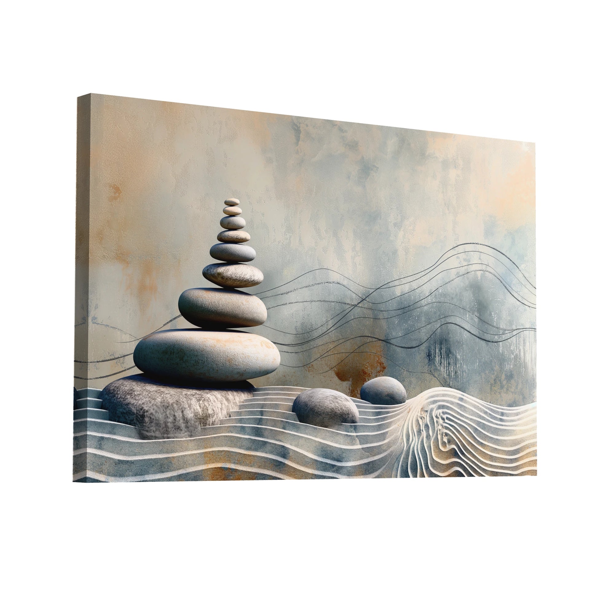 Product Hero 3D WebP Tableau Chambre Zen - Art Virtuoso