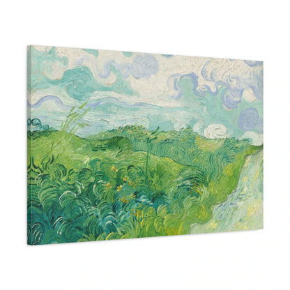 Tableau Champs de blé verts, Auvers – Vincent van Gogh - toile 3D avec bords imprimés - Art Virtuoso