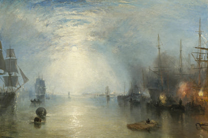 Chargeurs de charbon au clair de lune de William Turner – reproduction sur toile – format M