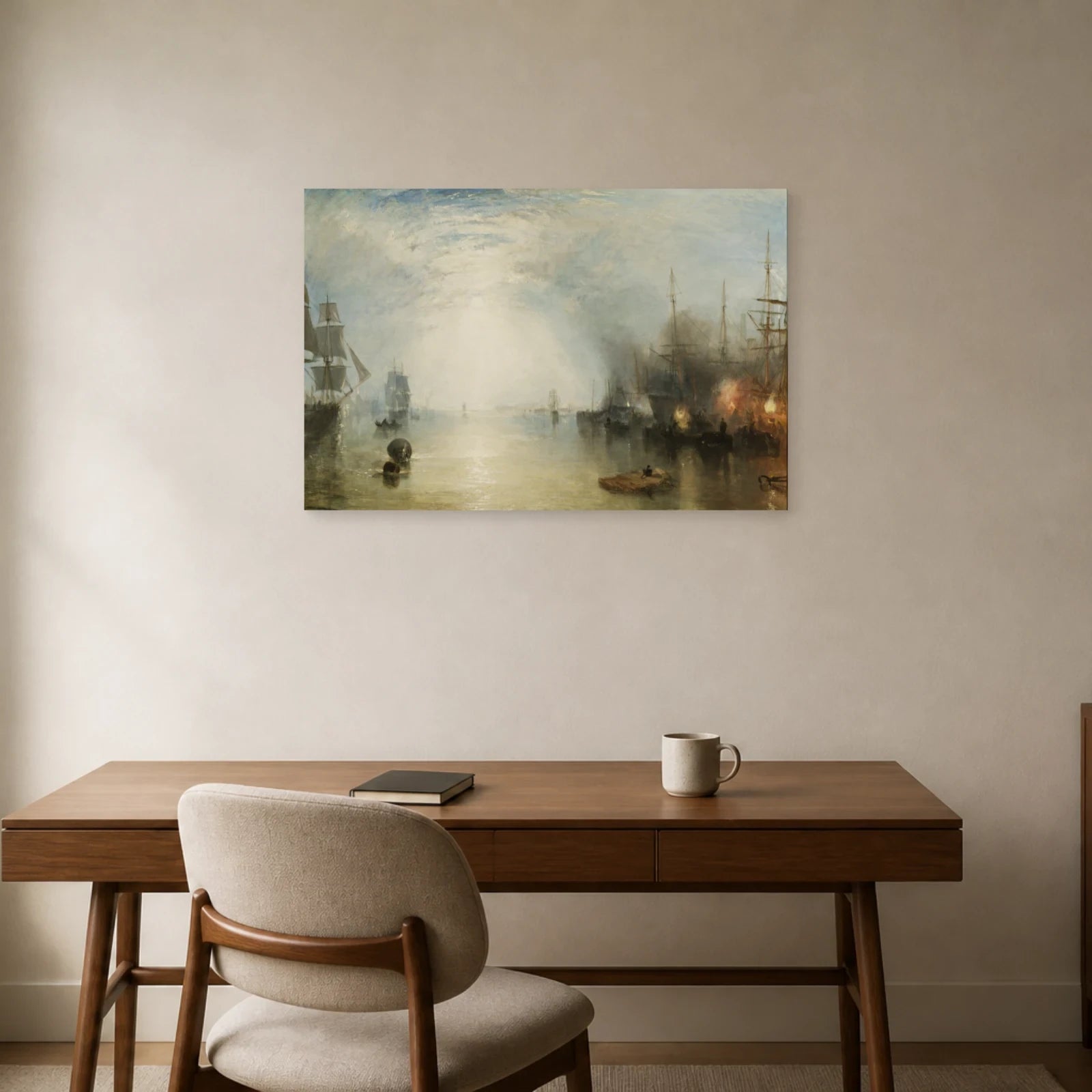 Tableau Chargeurs de charbon au clair de lune – William Turner dans un bureau - Art Virtuoso