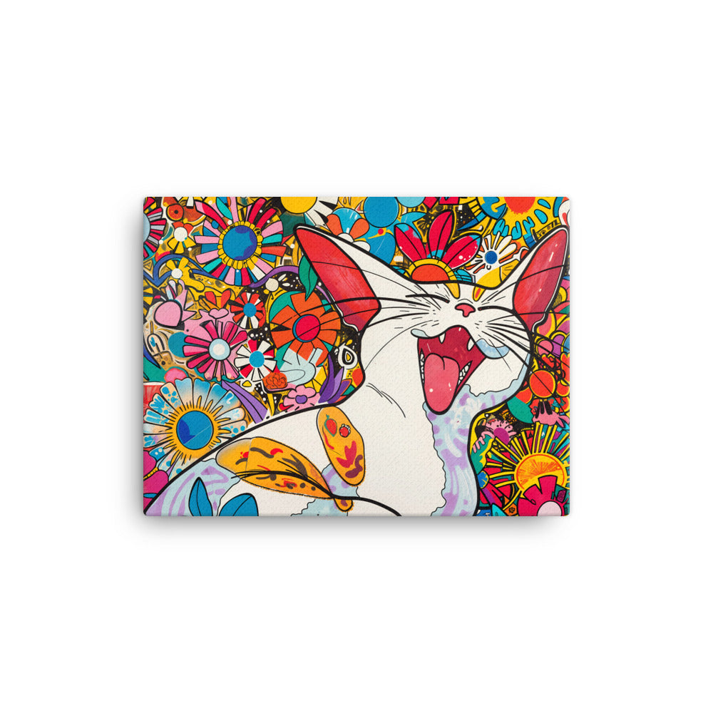 Cat Wall Art - Pop Art Superflat | Art Virtuoso