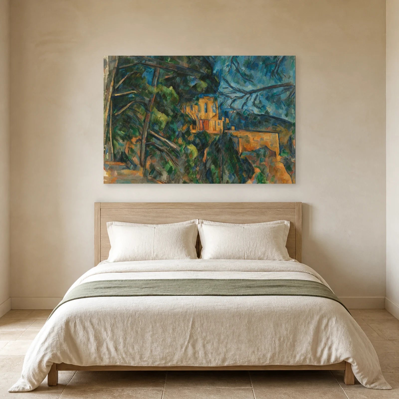 Tableau Château Noir – Paul Cézanne dans une chambre - Art Virtuoso