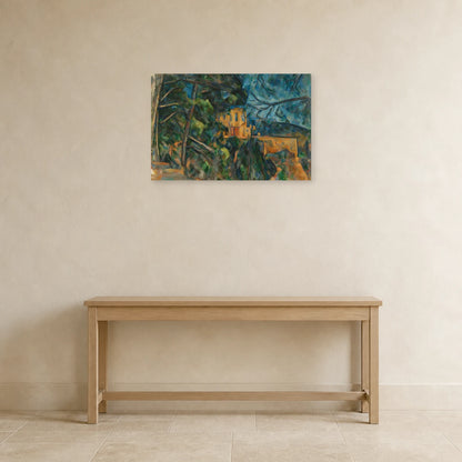 Tableau Château Noir – Paul Cézanne dans une entrée ou un couloir - Art Virtuoso