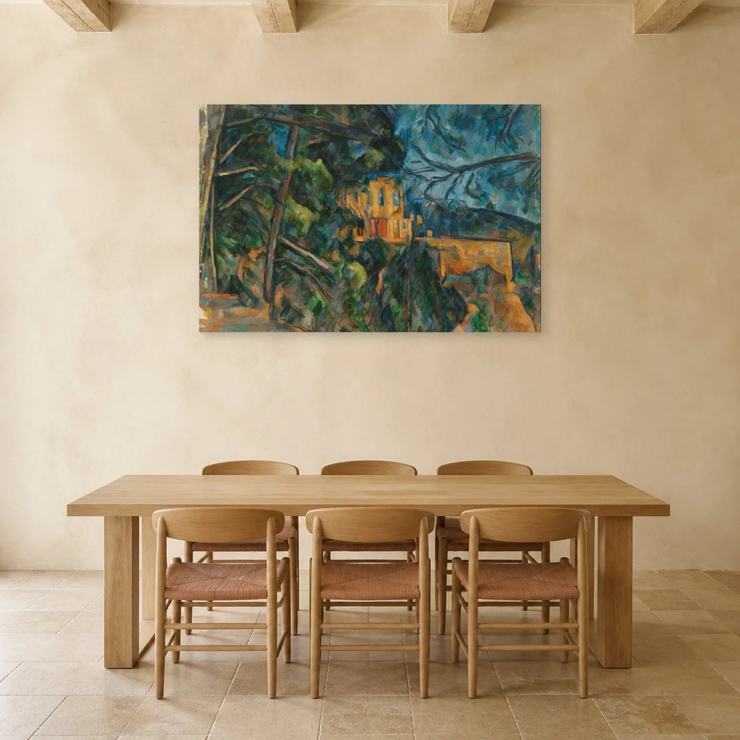 Tableau Château Noir – Paul Cézanne dans une salle à manger - Art Virtuoso