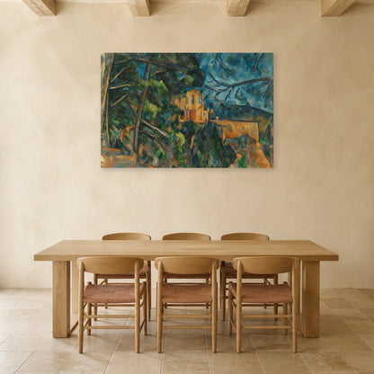 Tableau Château Noir – Paul Cézanne dans une salle à manger - Art Virtuoso