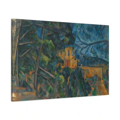 Tableau Château Noir – Paul Cézanne - toile 3D avec bords imprimés - Art Virtuoso