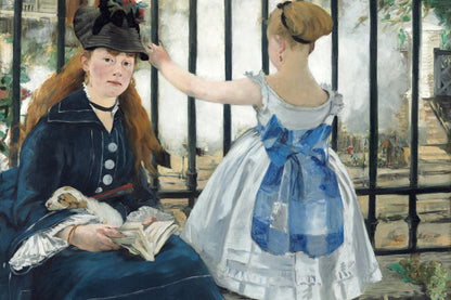 Tableau Le Chemin de fer – Édouard Manet - impression sur toile, format XL