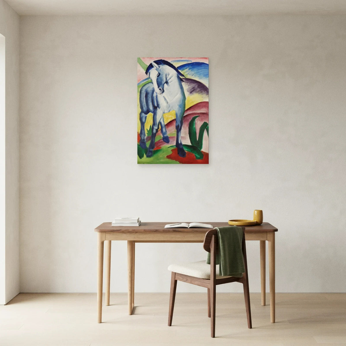 Tableau Cheval bleu I – Franz Marc dans un bureau - Art Virtuoso