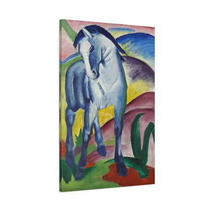 Tableau Cheval bleu I – Franz Marc - toile 3D avec bords imprimés - Art Virtuoso