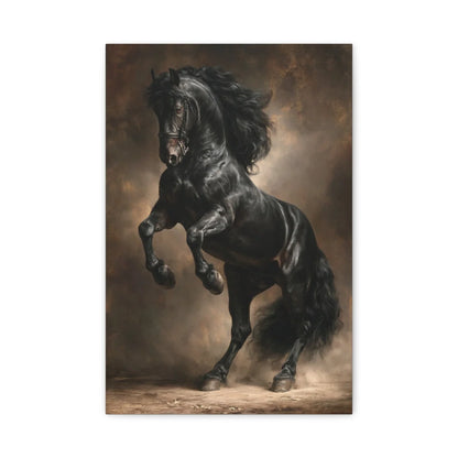 Tableau Cheval Lusitanien - Levade du Manège