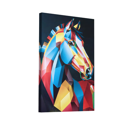Product Hero 3D WebP Tableau Cheval Moderne - Art Virtuoso