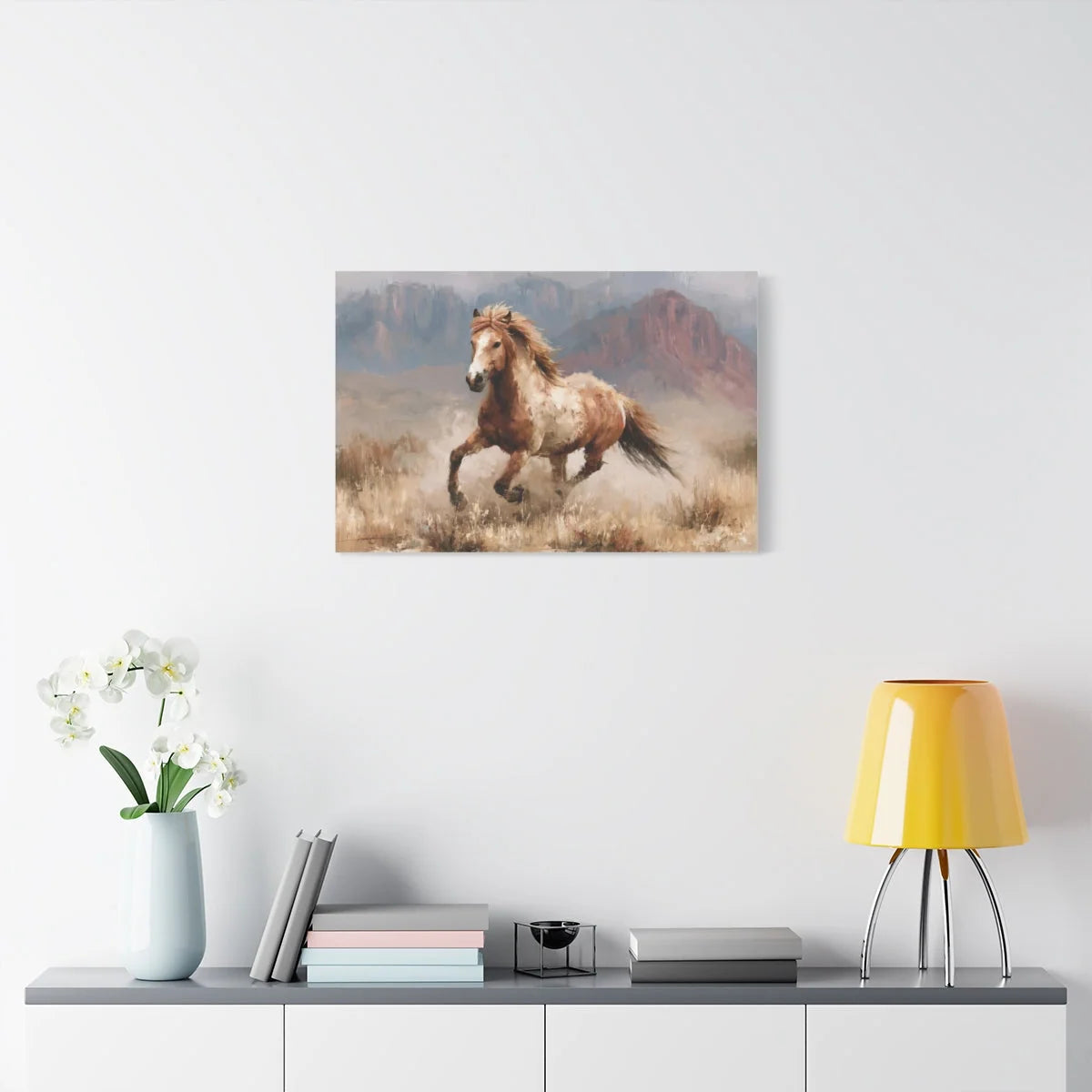 Tableau Mustang Sauvage - Canyon du Crépuscule