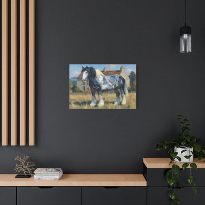 Format horizontal - cheval de trait Percheron