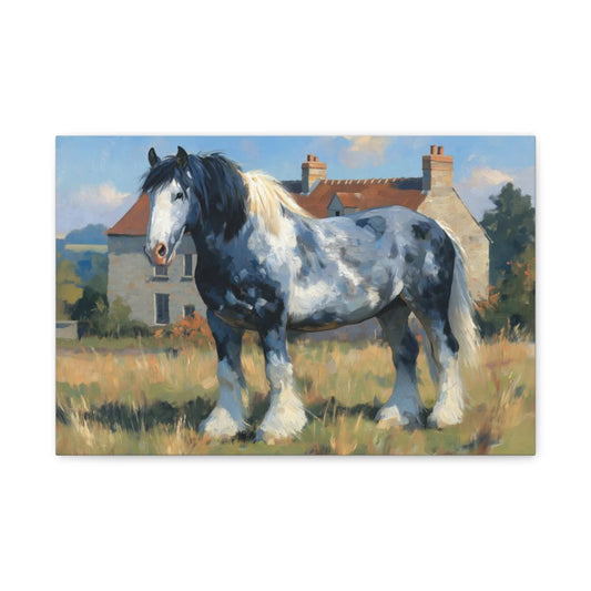 Tableau Cheval Percheron - Puissance du Perche