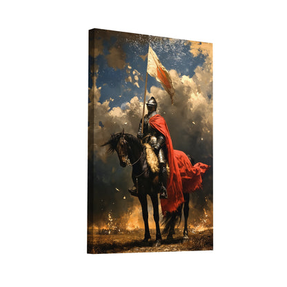 Product Hero 3D WebP Tableau Chevalier - Moyen Age - Art Virtuoso