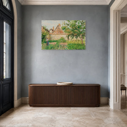 Tableau Coin du jardin à Éragny – Camille Pissarro dans une entrée ou un couloir - Art Virtuoso