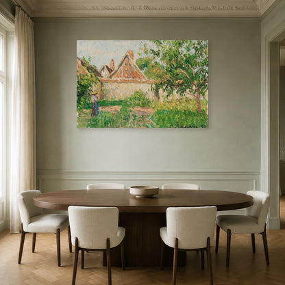 Tableau Coin du jardin à Éragny – Camille Pissarro dans une salle à manger - Art Virtuoso