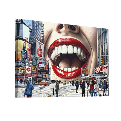 Product Hero 3D WebP Tableau Collage Pop Art - Jour de Shopping - Art Virtuoso