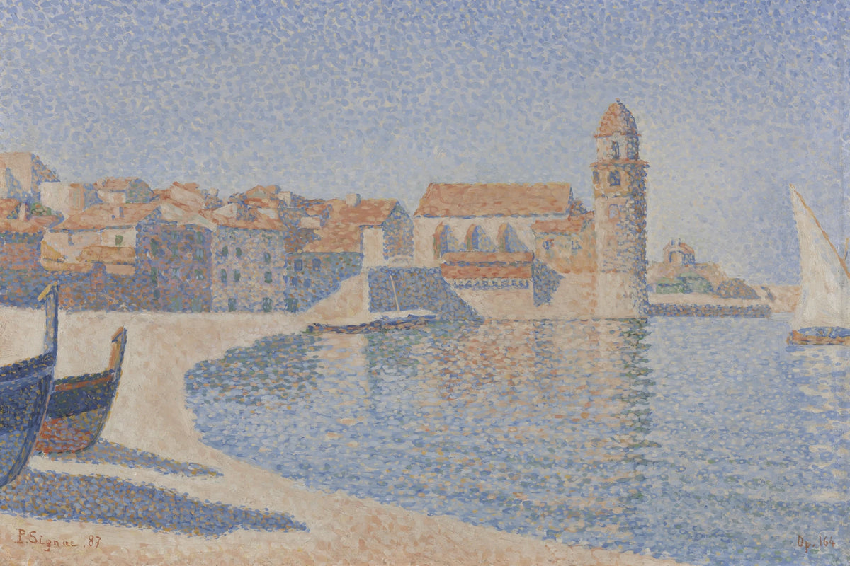 Tableau Collioure, le clocher – Paul Signac - impression sur toile, format L