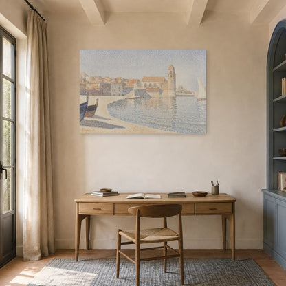 Tableau Collioure, le clocher – Paul Signac dans un bureau - Art Virtuoso