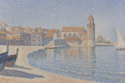 Tableau Collioure, le clocher – Paul Signac - impression sur toile, format XL