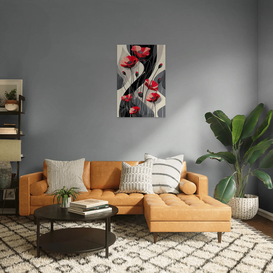 Tableau Coquelicots Moderne