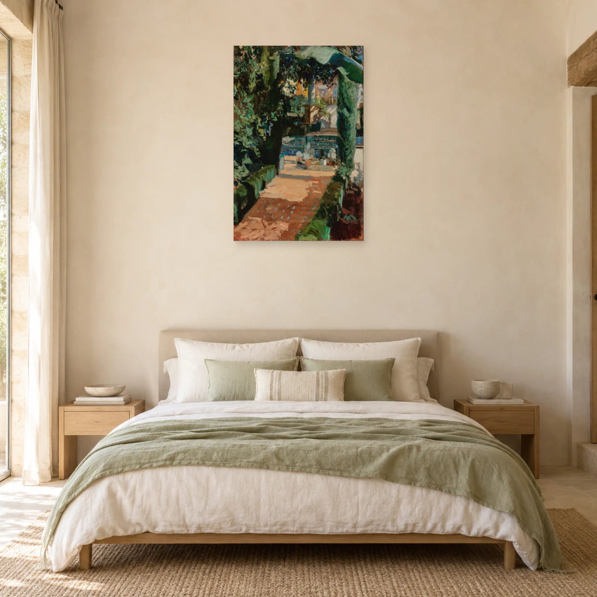 Tableau Cour des Danses à l’Alcázar de Sorolla dans une chambre - Art Virtuoso