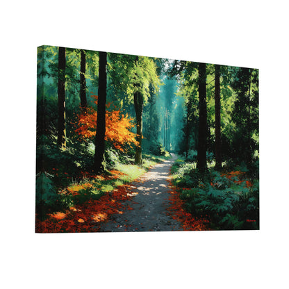 Product Hero 3D WebP Tableau d'Automne : Sentier Lumineux - Art Virtuoso