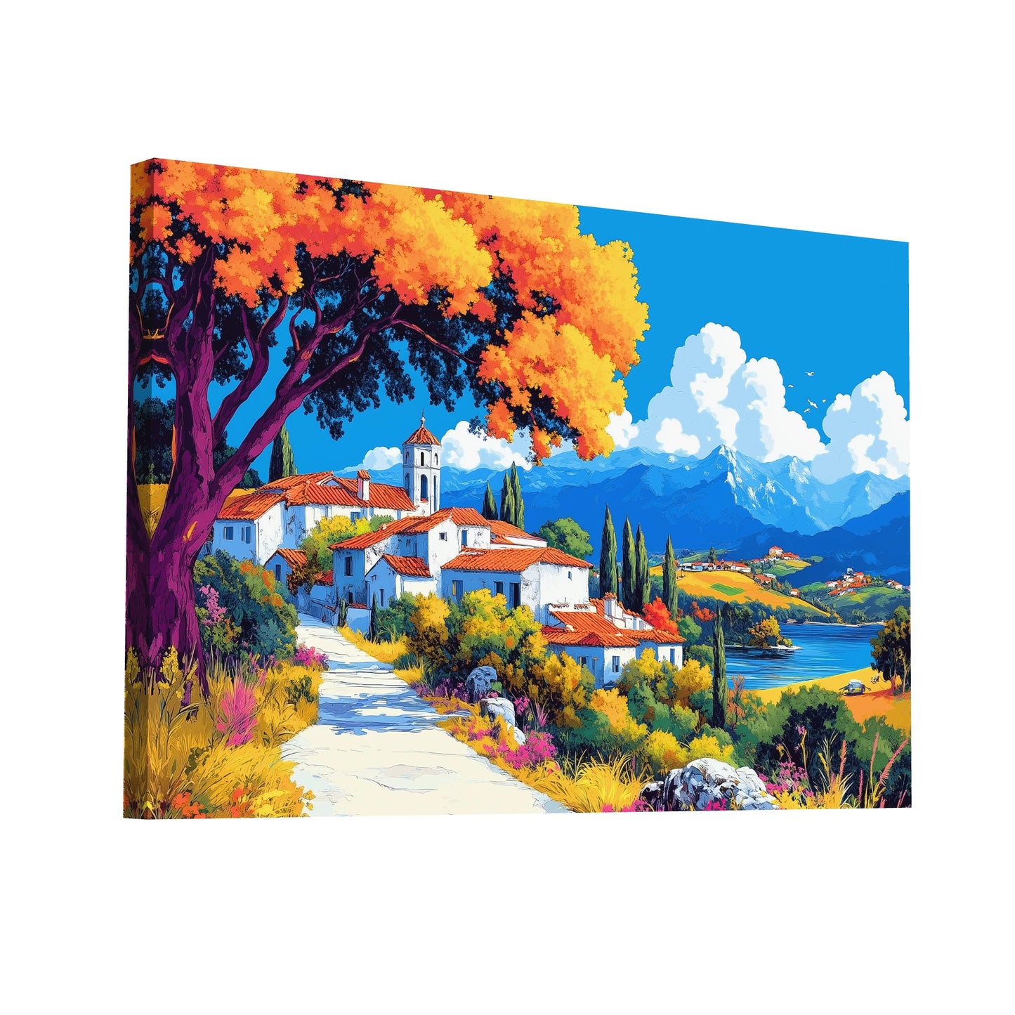 Product Hero 3D WebP Tableau de Paysagiste - Art Vibrant - Art Virtuoso