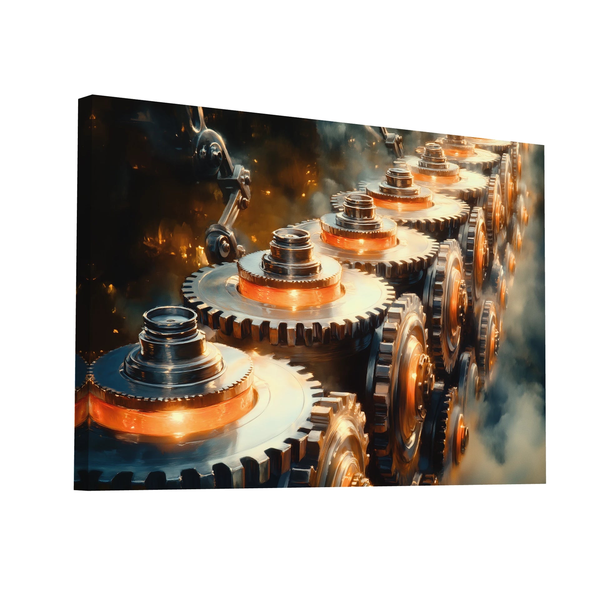 Product Hero 3D WebP Tableau Déco Murale Industrielle - Art Virtuoso