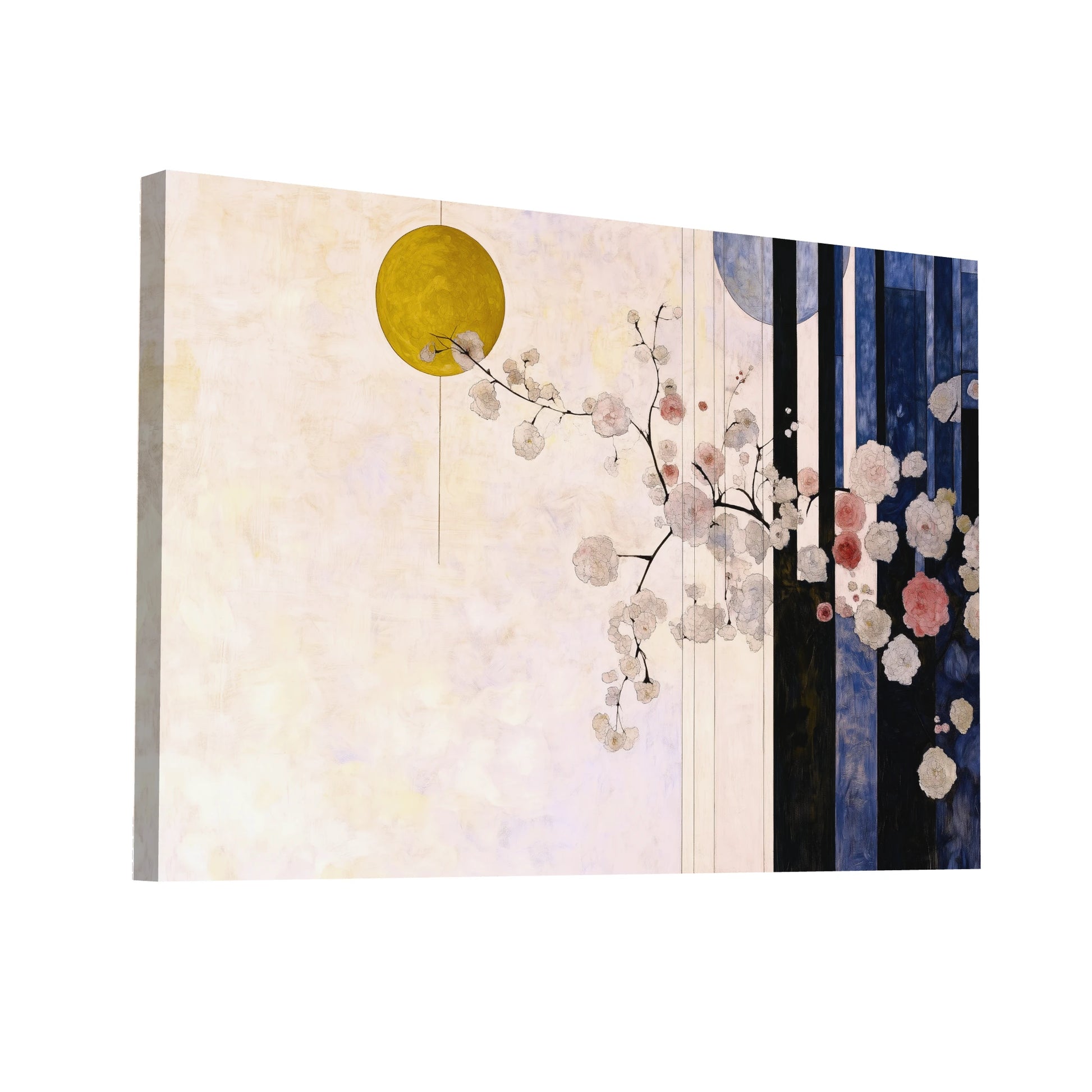 Product Hero 3D WebP Tableau Déco Nordique - Lune Sereine - Art Virtuoso