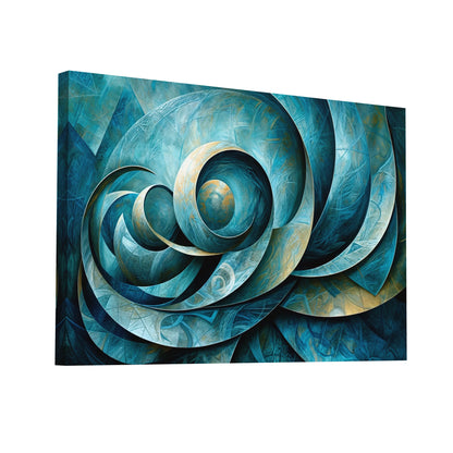 Product Hero 3D WebP Tableau Déco Salon - Moderne Abstrait - Art Virtuoso