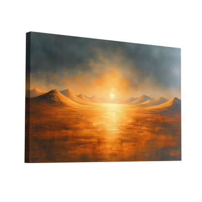 Product Hero 3D WebP Tableau Désert - Etendues Dorées - Art Virtuoso