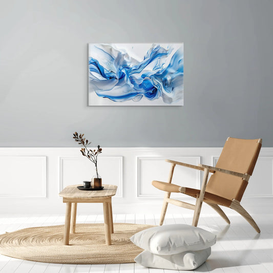 Tableau Design Contemporain Bleu Affiches, reproductions et œuvres graphiques Art Virtuoso