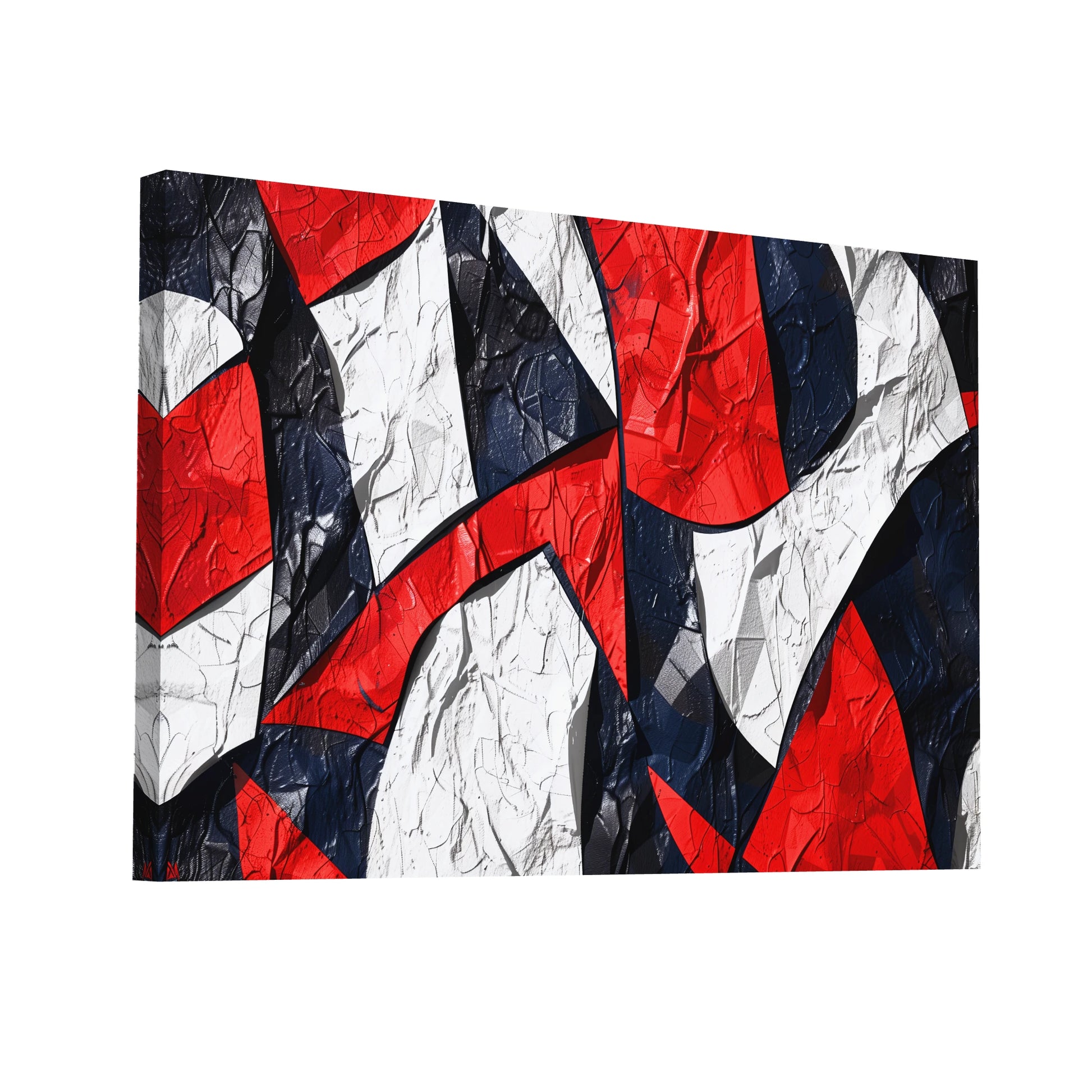 Product Hero 3D WebP Tableau Design Entrée - Symphonie Géométrique - Art Virtuoso