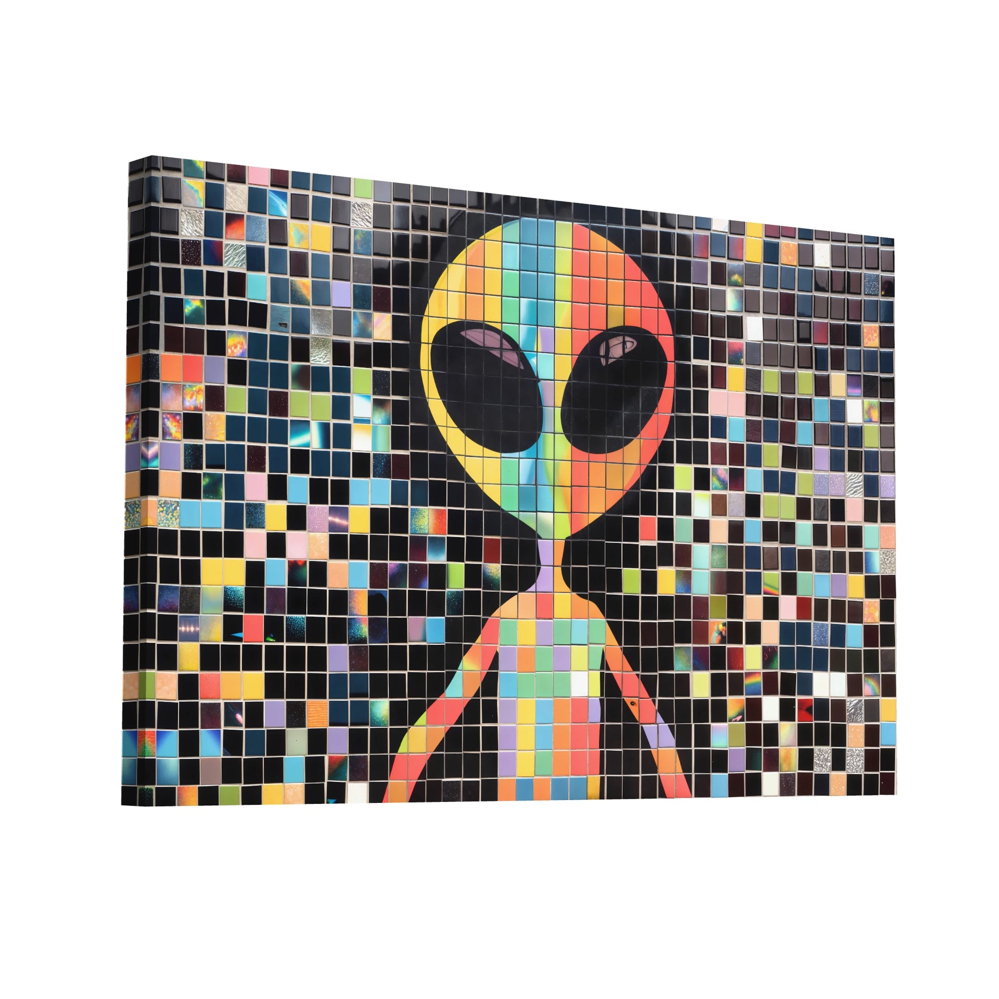 Product Hero 3D WebP Tableau Design Street Art – Roswell Alien - Art Virtuoso