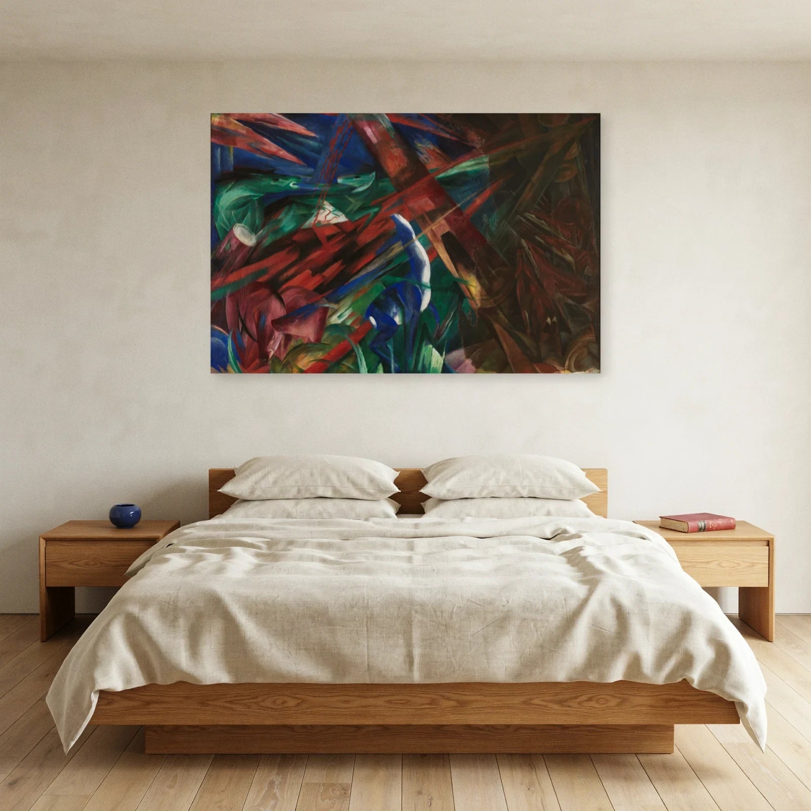 Tableau Destins d’animaux – Franz Marc dans une chambre - Art Virtuoso