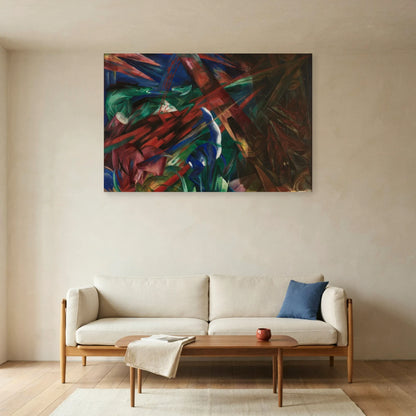Tableau Destins d’animaux – Franz Marc dans un salon - Art Virtuoso