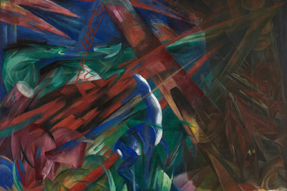 Destins d’animaux de Franz Marc – toile format S