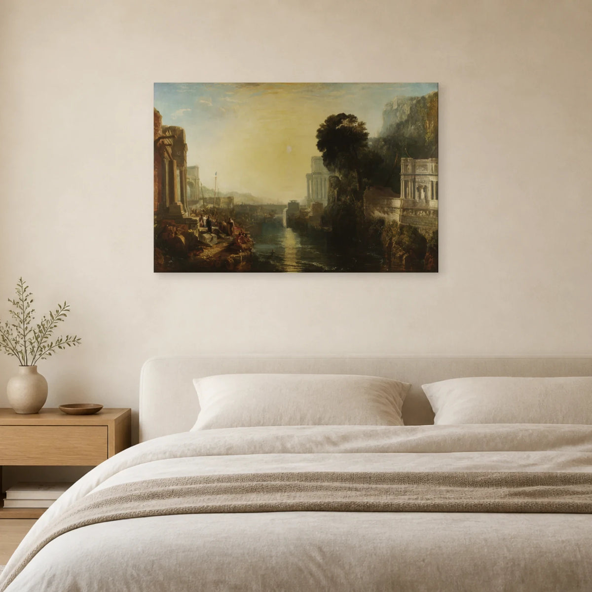 Tableau Didon construisant Carthage – William Turner dans une chambre - Art Virtuoso