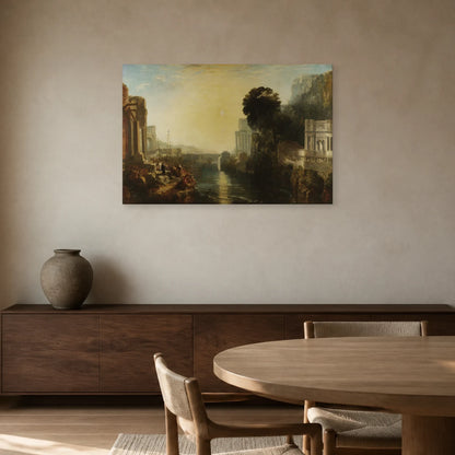 Tableau Didon construisant Carthage – William Turner dans une salle à manger - Art Virtuoso