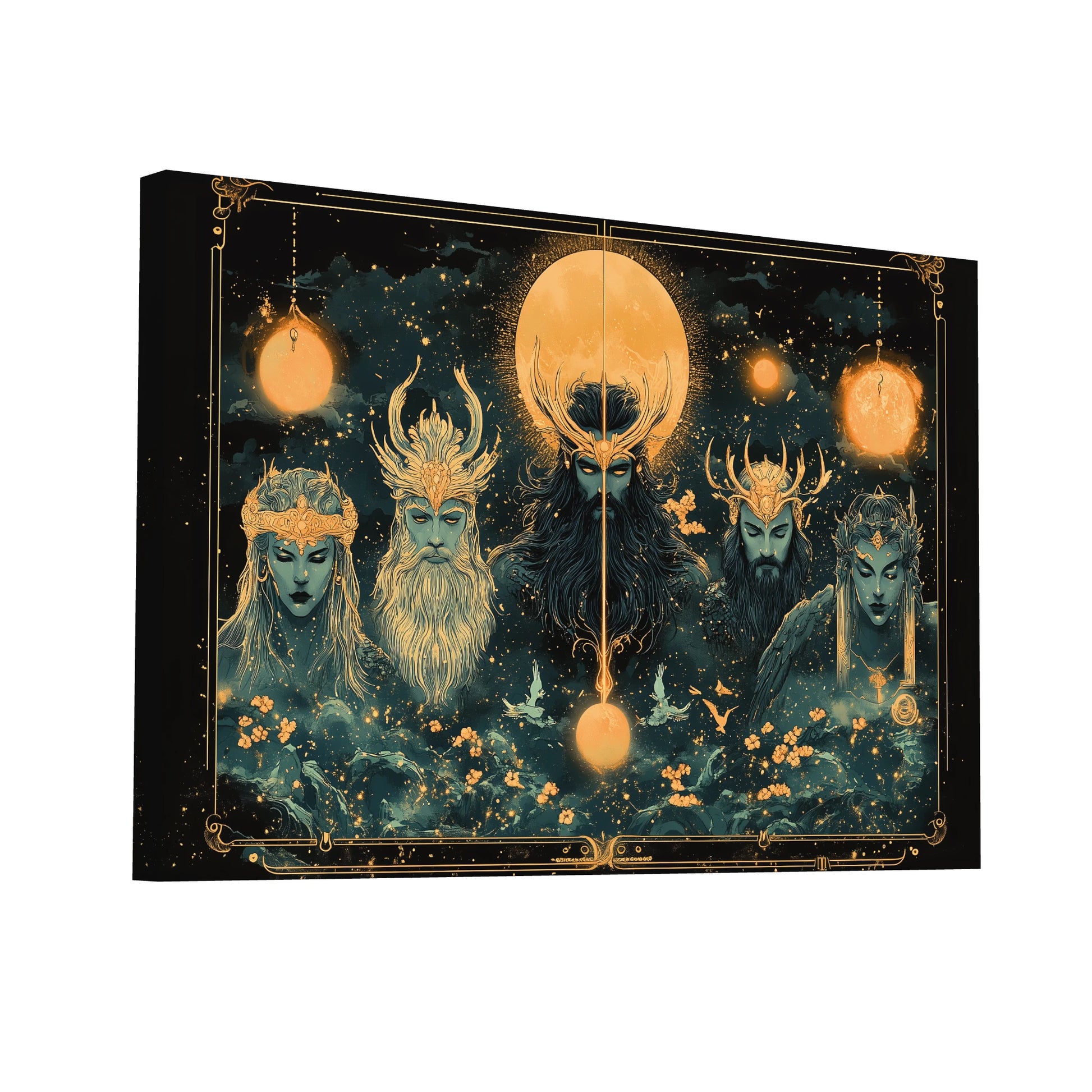 Product Hero 3D WebP Tableau Dieux Grecs - Art Virtuoso