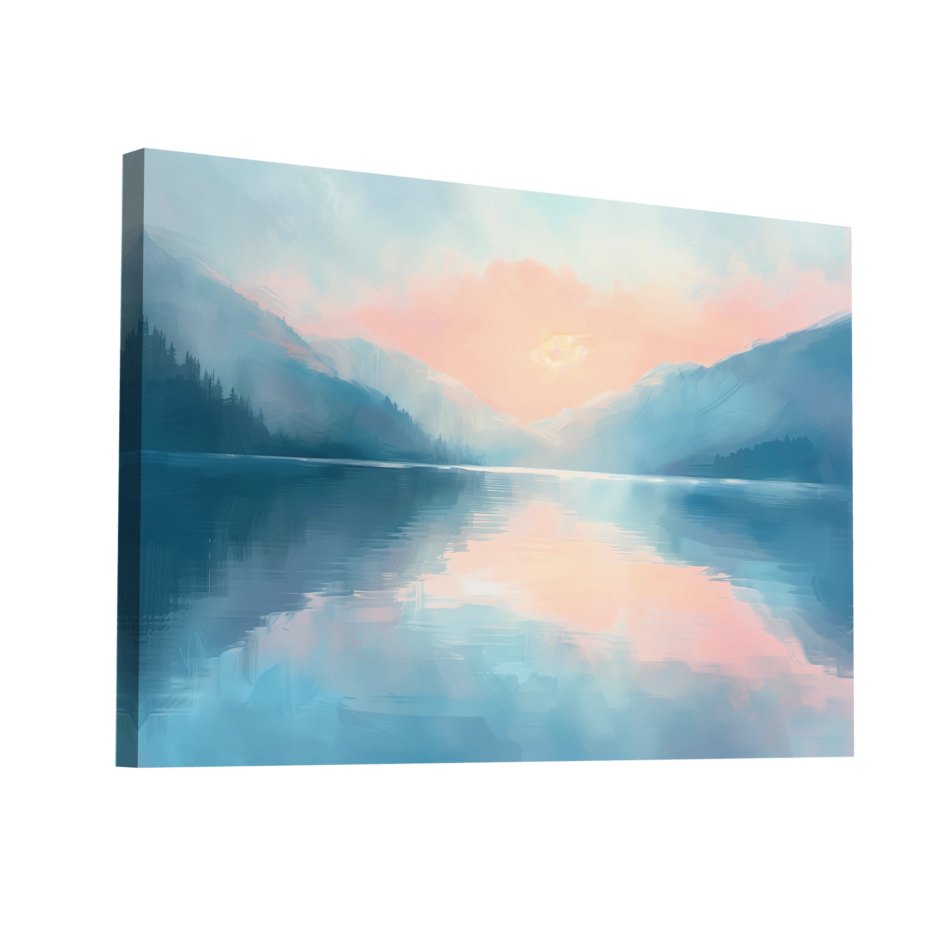 Product Hero 3D WebP Tableau Eau Abstrait - Art Virtuoso