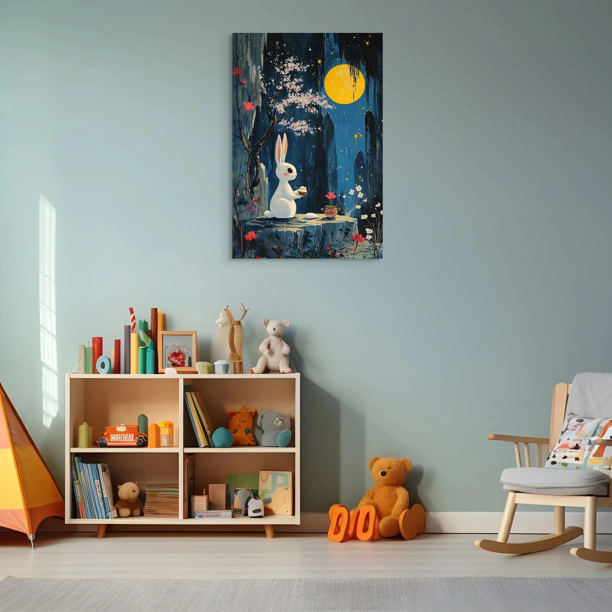 Tableau Enfant Lapin Affiches, reproductions et œuvres graphiques Art Virtuoso