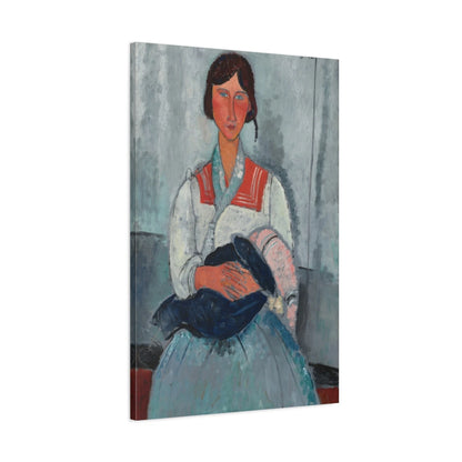 Tableau Femme rom avec son bébé – Amedeo Modigliani - toile 3D avec bords imprimés - Art Virtuoso