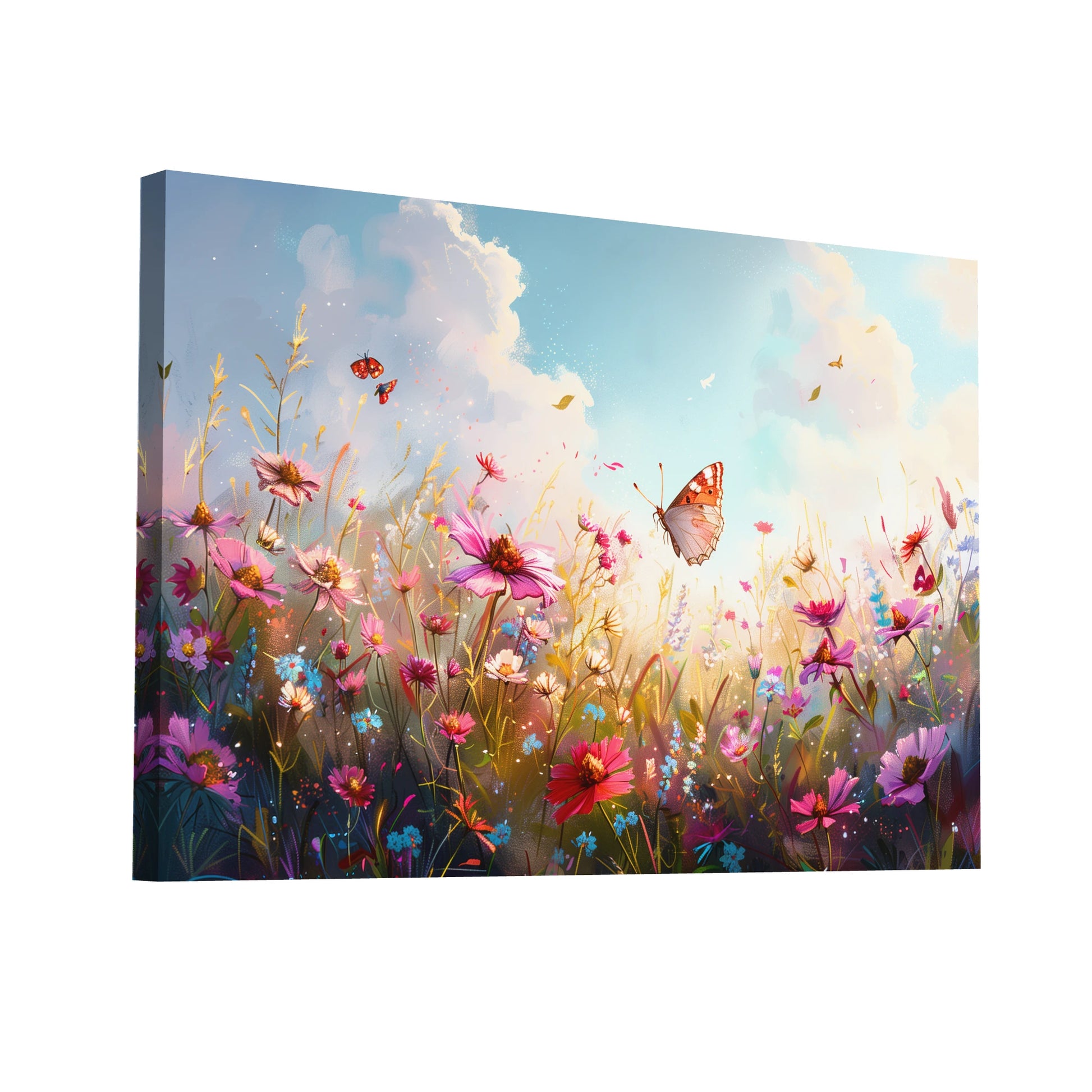 Product Hero 3D WebP Tableau Fleurs Printemps - Art Virtuoso