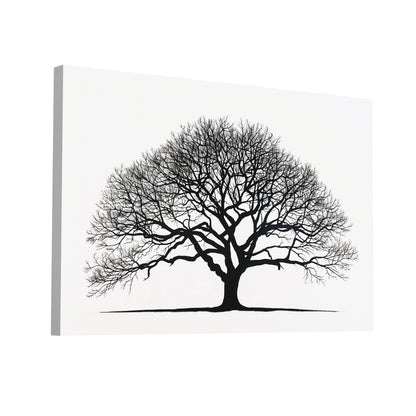 Product Hero 3D WebP Tableau Fond Blanc - Arbre Minimaliste - Art Virtuoso