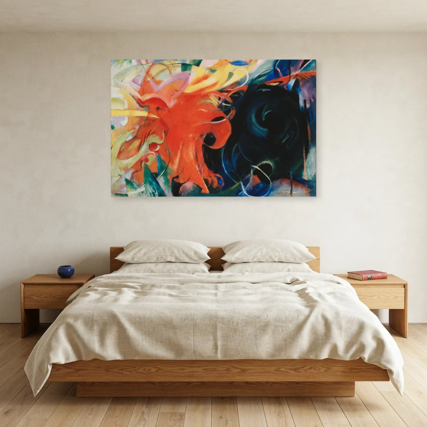 Tableau Formes combattantes – Franz Marc dans une chambre - Art Virtuoso