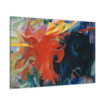 Tableau Formes combattantes – Franz Marc - toile 3D avec bords imprimés - Art Virtuoso