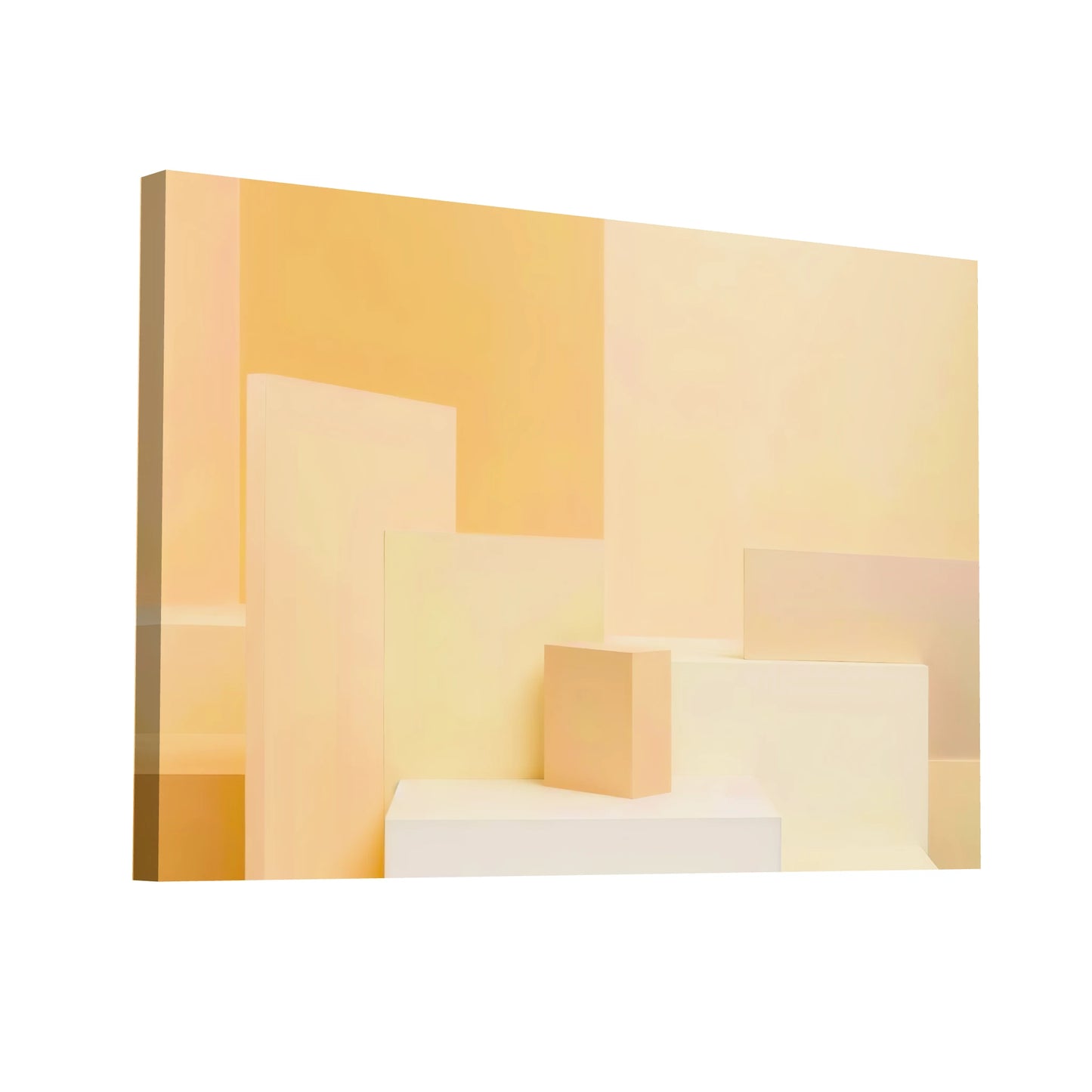 Product Hero 3D WebP Tableau - Formes en Harmonie - Art Virtuoso